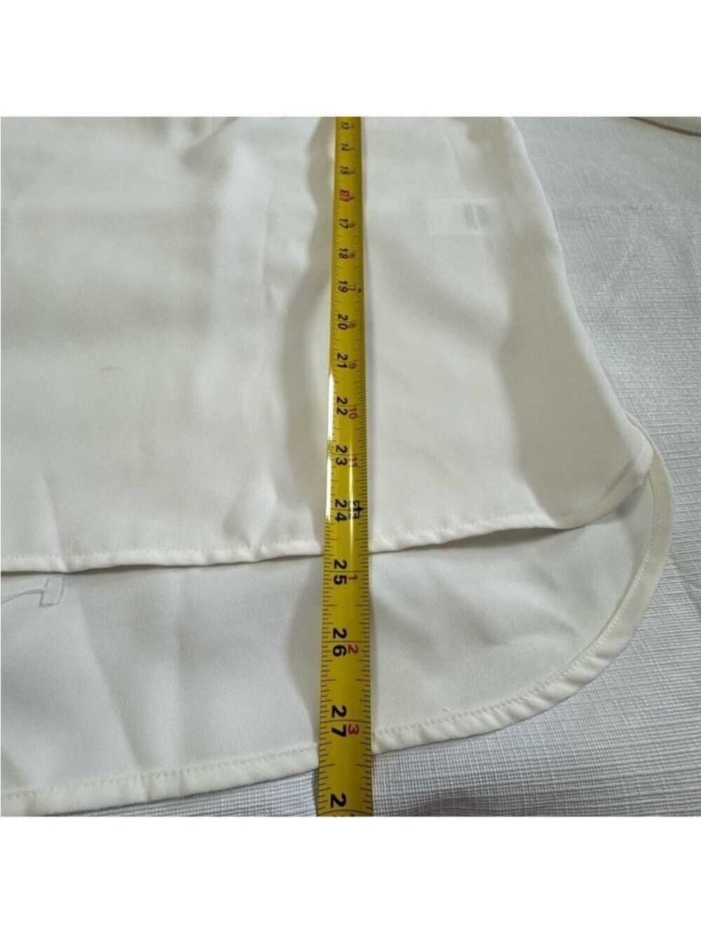 Lauren Ralph Lauren Cream Buttoned Blouse with Notched Collar - Picture 12 of 15